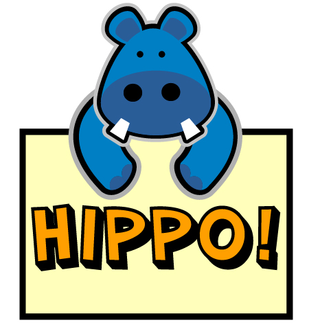 Cute Hippo Character
