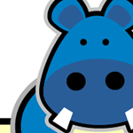Cute Hippo Character